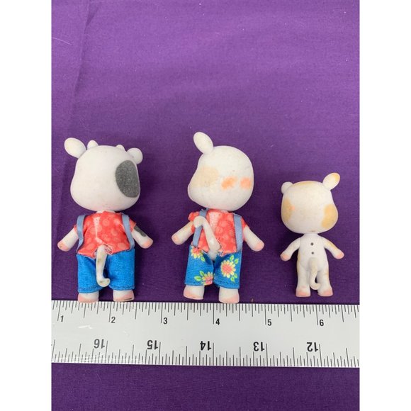 Sunny Days Entertainment, Honey Bee Acres Rainbow Ridge Three Flocked Cows Toys - Picture 3 of 7